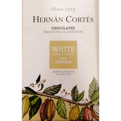 Λευκή Σοκολάτα με Δημητριακά 85γρ - Hernan Cortes — Παντοπώλειο