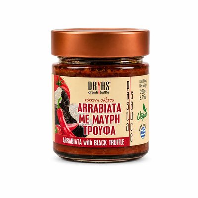 Σάλτσα Arrabiata με Μαύρη Τρούφα 220γρ - Dryas