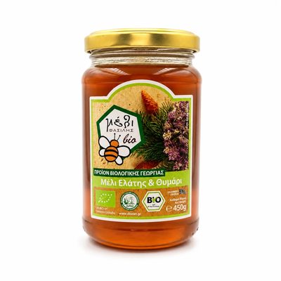 Μέλι Ελάτης & Θυμάρι Bio 450γρ - Φασιλής